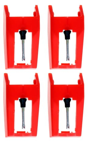 Milisten 4stücke Grammophon Nadel Stylus Für Plattenspieler Robuste Und Aluminiumkonstruktion Für Klaren Sound Installieren Idealer Ersatz Für Vinyl-Player