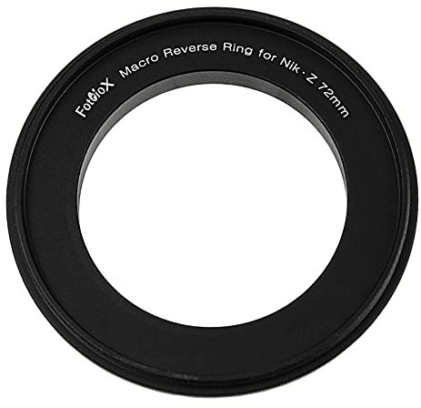 Fotodiox Macro Reverse Ring Compatible with 72mm Filter Thread to Nikon Z-Mount Cameras - For Reverse Mounting Lenses