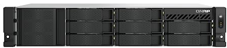 QNAP NAS TS-855eU-RP-8G 8bay 2HE (2U Rackmount NAS mit kurzer Einbautiefe und 8-Core Rechenleistung für optimierte Virtualisierung)