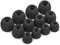 Okuli 12 x Silicona Gomas Auriculares Puntas de Repuesto para Samsung Galaxy Buds 2 Pro Auriculares en Negro
