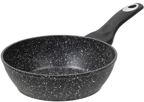 RESTO 93062 - Sartén honda de 24 cm – Inducción de aluminio forjado de alta calidad – Sartén con revestimiento antiadherente de 4 capas apta para todo tipo de fuegos