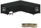 SIMPHAUS Funda de Sofa Exterior Impermeble Esquinero Fundas Sofas Jardin Funda Protectora para Muebles de Jardín en Forma de V Anti UV 420D Tela Oxford 285x285x99x80/60cm