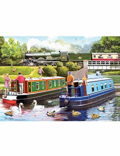 Ravensburger Leisure days No.10 Day on the Canal 1000 Piece Jigsaw Puzzles for Kids Age 12+