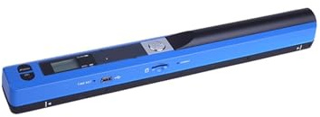 Document Scanner, Portable New Creative Handheld Mobile Portable Document Scanner, 900DPI Type-c LCD-skärm Stöd for JPG/PDF-formatval,for Teaching Business Meetings(Blauw)