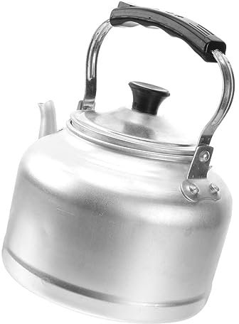 PRETYZOOM Tetera De Aluminio Reforzada 3 Litros 20 Cm Grande Resistente Al Desgaste Mango Antiquemaduras Uso Doméstico Para Estufa Cocina Tradicional