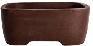 Oglaserade keramiska bonsaigrytor (Design 4, 16 cm)