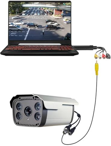 LYEAA Tarjeta de video USB 2.0 VHS a convertidor digital VHS TV DVD VCR Video Grabber