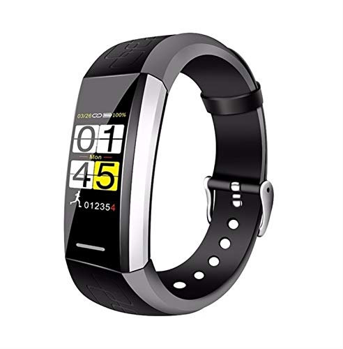 GYBBHia Pulsera de fitness Smart Bang impermeable, pulsera inteligente con monitor de frecuencia cardíaca, pulsera deportiva para mujeres y hombres (D)