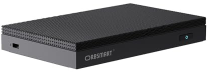 Orbsmart AW-16L Lüfterloser Mini PC mit Intel N150, 8GB RAM & 256GB Speicher | Windows 11 Pro, 4K Triple-Monitor, USB-C, WiFi 6 | Deutscher Hersteller