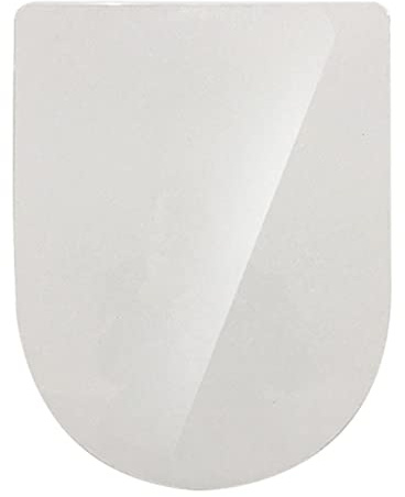 Abattant WC Blanc Haut de Gamme avec Couvercle, Fermeture en Douceur, dégagement Rapide pour Un Nettoyage Facile, rénovation Rapide de la Salle de Bain, Compatible avec la Plupart des Marques de