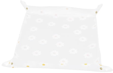 BESPORTBLE Printed Daisy Plant Mat 70x70cm Indoor Gardening Soil Transplant Tray Repotting Pad Protective Gardening Transplanting Mat for Houseplants