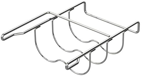ALANO Wine Rack- Refrigerator Bottle Rack Holds 2 Bottles of Your Favorite Wine or Drink Universal Bottle Holder Will Fit Most Fridges for 10mm Shelves in Stainless Steel 304