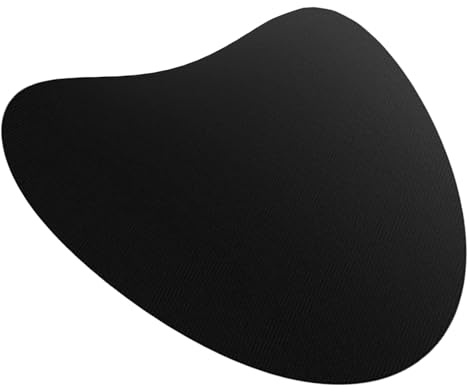 jojofuny Tapis de Barbecue Rond 40 Cm Noir en PTFE pour Grillades en Plein Air, Surface de Cuisson Antiadhésive Résistante, Protection Réutilisable pour Gril et Camping