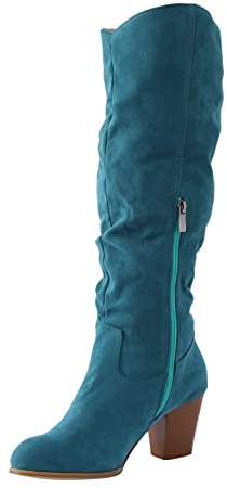 Västerländska stövlar dam med fransar cowboystövlar blockklack knästövlar | Overknees stövlar platå sommarstövlar luftiga medeltida skor vintage slip-stövlar med dragkedja övergångsstövlar