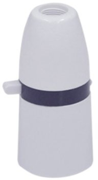 Electrovision White 60 W T1 Switched Pendant Lamp Holder