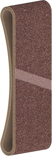 Bosch 3x Bande abrasive PRO X440 pour ponceuses, 3 pièces | pour Peinture sur bois, Bois dur, mm Grain 60, 80, 100, Professional Accessoire Bande abrasive