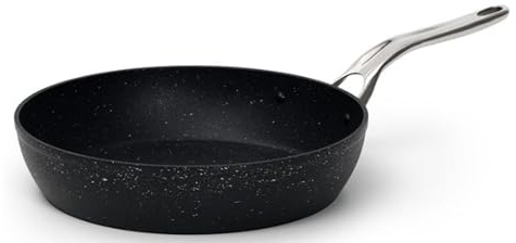 Starfrit SRFT060310 060310-006 Non-Stick Fry Pan with Handle, Aluminum, Black