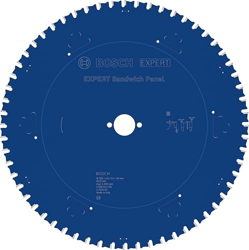 Bosch Professional Kreissägeblatt Expert for Sandwich Panel (350 x 30 x 2,9 mm, 60 Zähne, Zubehör Kreissäge)