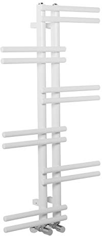 Warmehaus Designer Bathroom Heated Warming Towel Rail Radiator Rad - 1005 x 550 mm - White - 10 Yr Guarantee