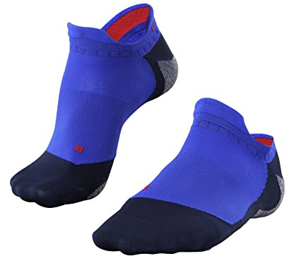 FALKE RU5 Race Invisible Uomo Fantasmini Running calza da corsa ultraleggera per la velocità cobalt (6712), 46-48