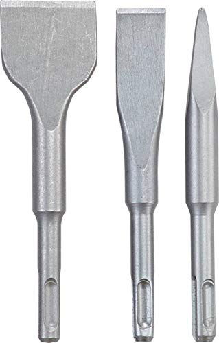 kwb 247185 - Set di scalpelli da 3 pezzi, 40 mm, 20 mm, lunghezza totale 140 mm, SDS-Plus, 1 pezzo