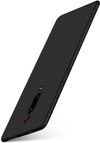 moex für Xiaomi Mi 9T / Mi 9T Pro Hülle Ultra Dünn, Schutzhülle mit erhöhtem Kameraschutz, Slim Cover Hardcase Backcover, Dünnste Handyhülle Minimalistisch Alpha Case, Matt Schwarz