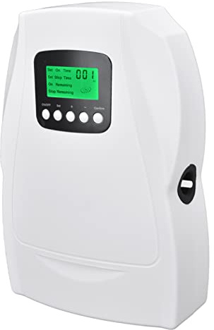 Generador de ozono, purificador de aire 50/60Hz Enchufe EU 100-240V con pantalla LED para hogar