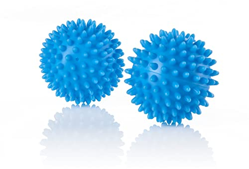 2 x Reusable Tumble ECO Dryer Clothes Softener Washing Machine Balls Plastic Tumble Dryer Balls Faster Drying Time Softener Washing Machine Balls Cloth