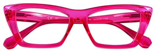 DOOViC Katzenaugen Lesebrille Blaulichtfilter Modische Damen Lesehilfe Augenschutz für Büro und Freizeit
