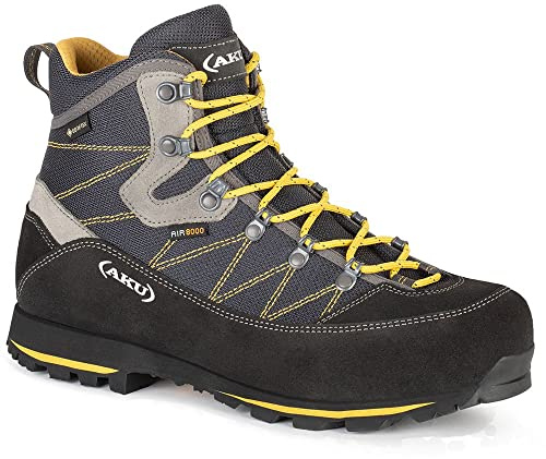 AKU Trekker Lite III Wide GTX - Stivali da trekking, uomo, antracite/Mustard, 44,5