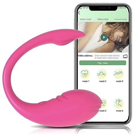 Egg Vibrator, Wearable, Adult Toys for Couples, Bullet Vibrator, 9 Vibrating Settings, APP Remote Control, Clitoral Stimulator, Sex Toys Men and Women, G Spot Vibrator, Couples Sex Toys