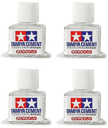 TAMIYA 87003 Liquid Cement Glue 40ml Hobby Adhesive FOUR PACK