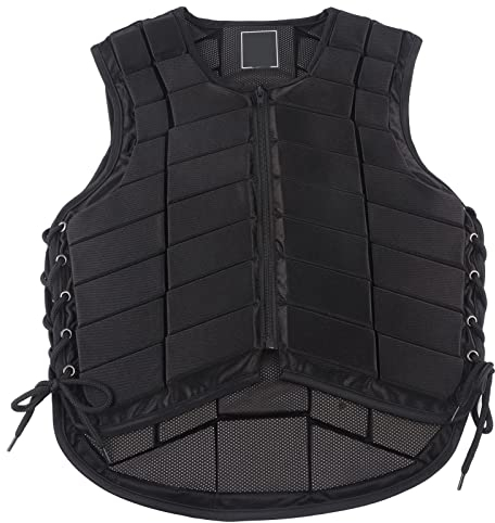 Asixxsix Reitweste, Gepolsterte Reitweste, Sicherheitsjacke, Reitpferdeweste, Schutzausrüstung für Erwachsene, Schutzweste für Erwachsene Zum Reiten, Sicherheit, Vielseitigkeit, Reitsport