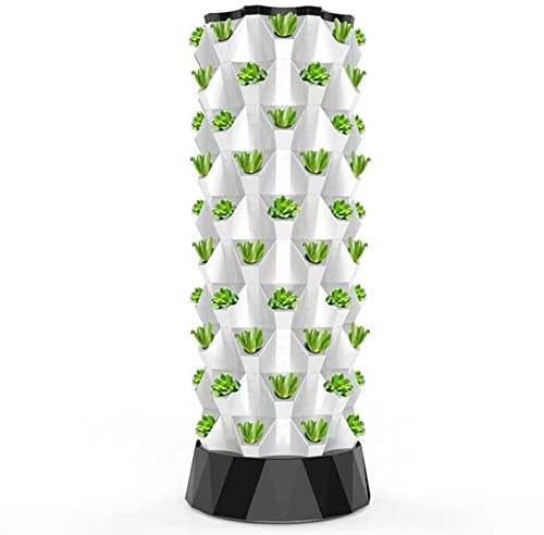 ZYLDDS Tour Hydroponique, Système De Croissance Aquaponique,DIY Soilless Cultivation Garden Tower Tower Aeroponics Culte,pour Les Herbes, Les Fruits Et Légumes,6floors