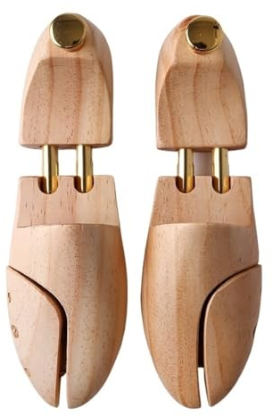 GSJNHY Albero delle Scarpe Albero for Scarpe Regolabile in Legno da 2 Pezzi Nuovo Supporto for barella di espansione in Legno for Scarpe a Doppio Tubo di Cedro for Uomo (Color : L(43-44)-01)