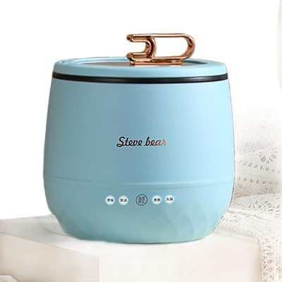 Hdylianx Japanese Mini rice cooker and Steamer1.8L Auto Keep Warms dormitory colored food grades non -stick internal pot multifunctional food processing for Cooking gift options 2-3 People (Sky Blue)