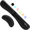 KLIM Wrist Rest - Set Poggiapolsi Tastiera e Poggiapolsi Mouse - Schiuma di memoria al gel - Poggia Polsi mouse + Poggia Polsi per Tastiera - per il Gioco e l'Ufficio - Antidolorifico - Nero