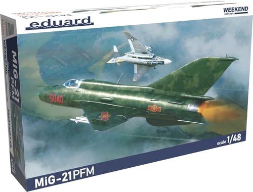 Eduard 1/48 Weekend Edition MiG-21PFM Kunststoffmodell EDU84202 (Flugzeug)