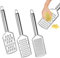 3 grattugia da cucina, grattugia fine per cucina con manico e lama affilata in acciaio inox e per cioccolato, formaggio, carota, zenzero