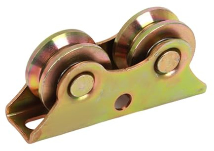 Generic Industrial Machines Rail Sliding Patio Door Roller Track Pulley with V Groove Wheel, 15.8cmx3.5cmx7.9cm