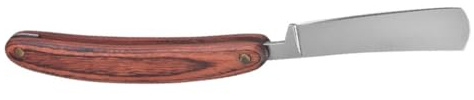 LRXIYODE Rasoir Coupe Choux Professionnel, Rasoir Manuel Vintage pour Hommes, Lame en Acier Inoxydable, Manche en Bois Confortable, Usage Maison et Barber
