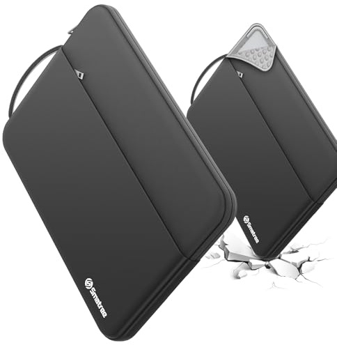 Smatree Urbanedge Laptop Sleeve Case for 15.6 inch HP Envy x360 15/15t/15z, for HP Pavilion x360 Convertible 15t-dw400/15-er1047nr, Case with Pocket and Handle, Patented Shockproof Design (UE614)