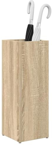 vidaXL Sonnenschirmhalter Sonoma-Eiche 20 x 20 x 55,5 cm Holzwerkstoff, Moderner Schirmständer aus Holzwerkstoff, Rechteckiges Design, Platzsparender Eingangs-Organizer, Praktische Aufbewahrungslösung