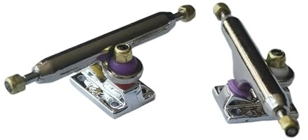 Fingerboard Trucks Professional Regular Mini Skateboard 34 mm Finger Skate Board Trucks (Silber)