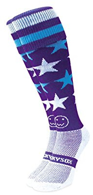 WackySox Knee Length Sports Socks for Men & Women, Rugby, Hockey & Football | Made In Great Britain, COOLMAX Pro Padded Footbed, Moisture Wicking, Elasticated Support, Smooth Toe Seams, Unisex