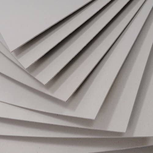 Allpaper 100 X A4 Greyboard 100% Recycled Thick Card Cardboard 1000 Mic / 1.0mm