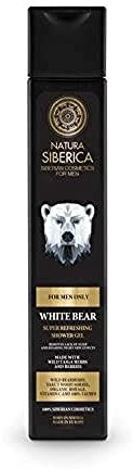 Natura Siberica White Bear Gel douche rafraîchissant pour homme 250 ml