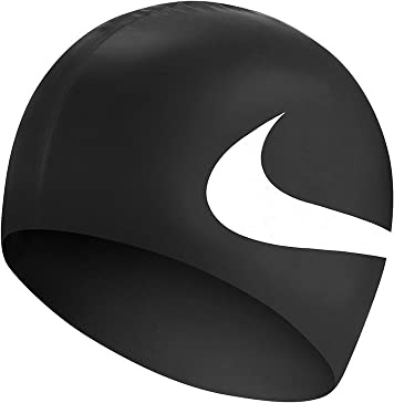 Nike Silikonmössa för simmössa, svart, en storlek