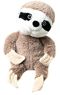 Habibi Premium Wärmekissen/Stofftier f. Kinder u. Erwachsene - 1947 Faultier, herausnehmbare Hirsefüllung - Wärmekuscheltier zum Erwärmen in der Mikrowelle/Backofen, ideal auch für Babys …