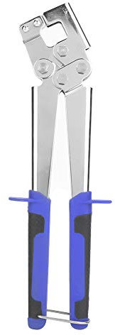 Akozon Stud Crimper Drywall + Crimpadora de Pernos, Engarzadora Profesional de Carpintero de quilla Alicates perforadores de Mango portátil Acero Herramienta de Mano para Paneles de Yeso